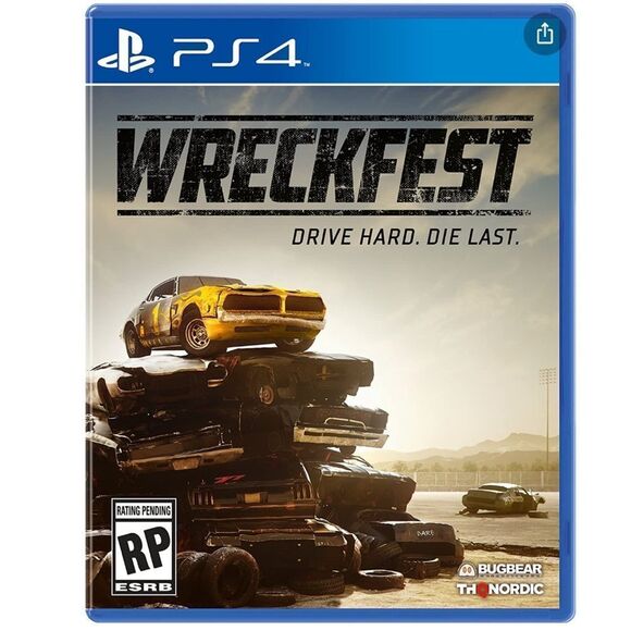 NWOT Wreckfest PlayStation 4 game - Picture 1 of 6